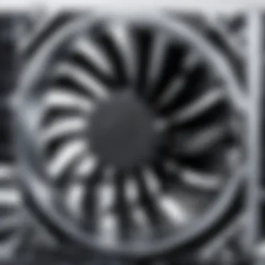 Side-by-side comparison of different types of cooling fans used in computer racks