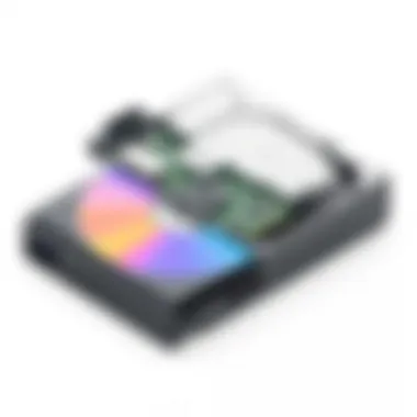 Detailed diagram of a DVD-ROM drive components