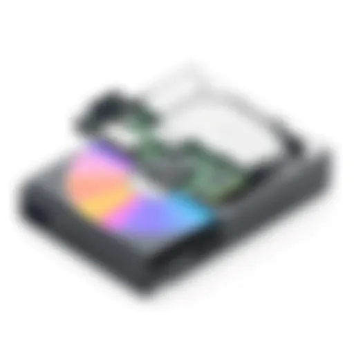 Detailed diagram of a DVD-ROM drive components