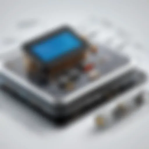 Detailed schematic representation of Eve leak detector technology demonstrating its components and functioning.