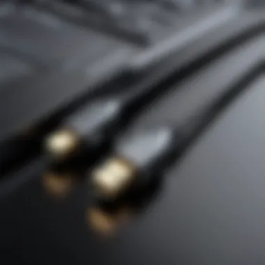 Enhanced Audio Performance with Focusrite USB-C Cable Visual representation of audio performance improvement using the Focusrite USB-C cable