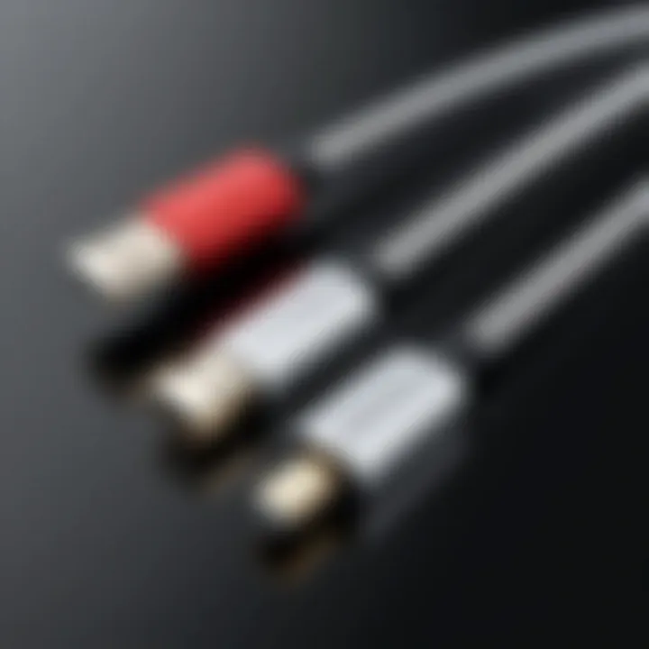 Diagram illustrating compatibility of Focusrite USB-C cable with devices