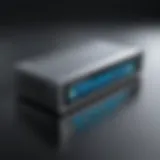 Overview of a hardware firewall device with network connections