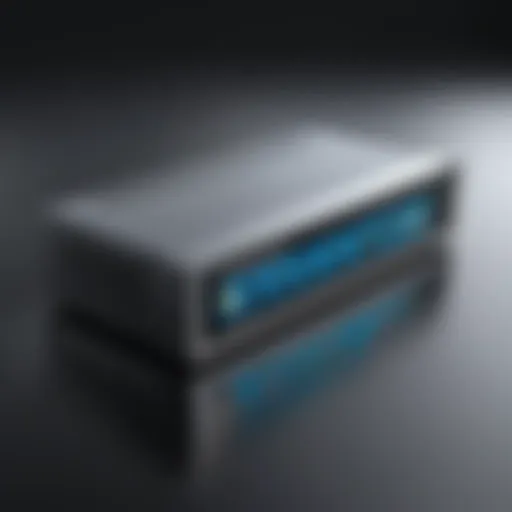 Overview of a hardware firewall device with network connections