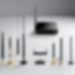 Diverse types of antennas for home audio systems