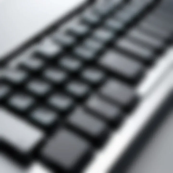 Innovative Inphic keyboard showcasing sleek design and functionality