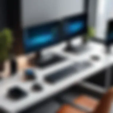 Diverse Range of Inphic Tech Peripherals Diverse Inphic tech peripherals displayed on a modern workspace