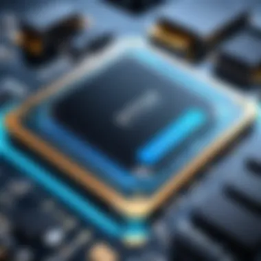 Future of SSD Technology Futuristic representation of SSD technology advancements and future developments