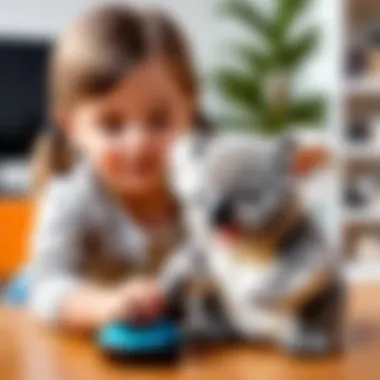 Engaging Play with Little Live Pets Koala Child playing with Little Live Pets Koala, illustrating its appeal