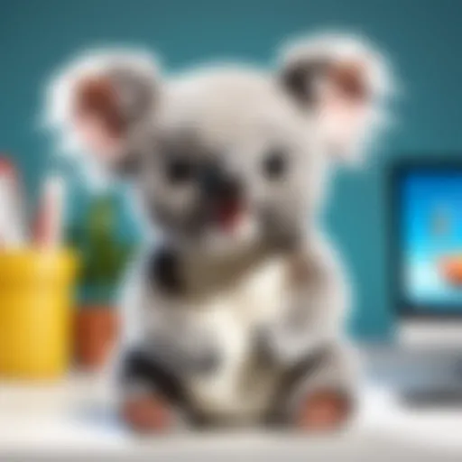 Little Live Pets Koala showcasing its interactive features