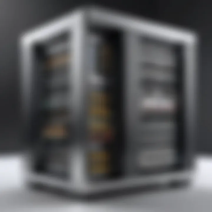 Diagram illustrating the architecture of network storage appliances