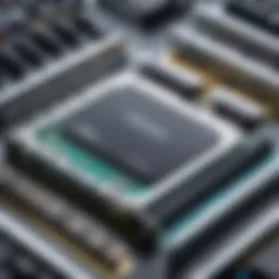 Architectural diagram of NVMe SSD array