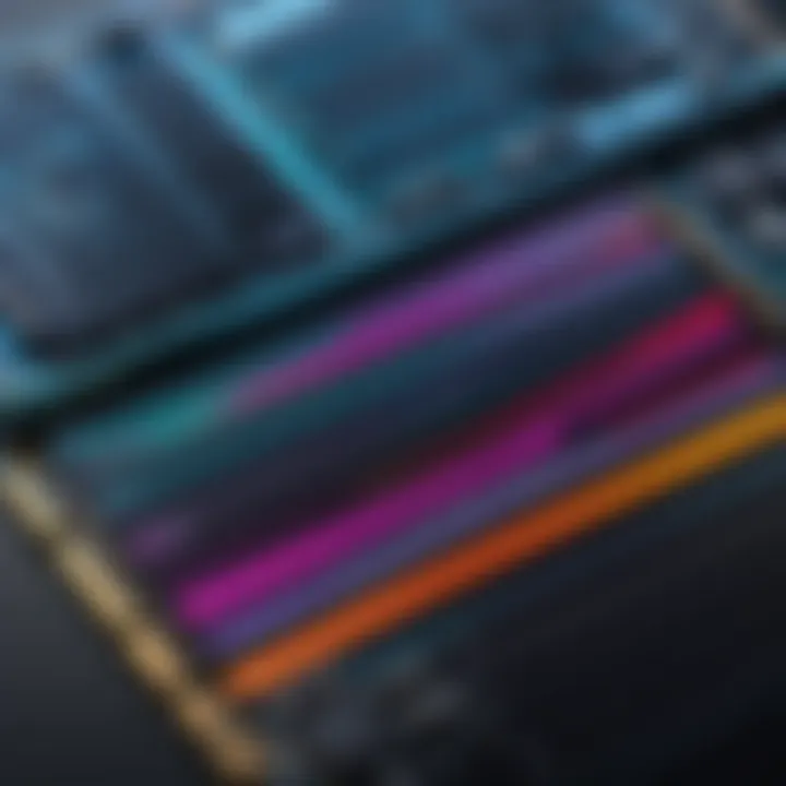 Performance comparison chart of NVMe SSD arrays