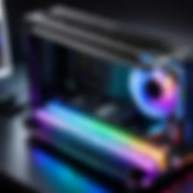 Phanteks RGB Strip Enhancing Gaming Aesthetics Phanteks RGB Strip in a gaming setup
