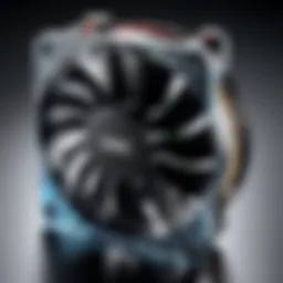 Diagram illustrating the operational principles of DC brushless fans