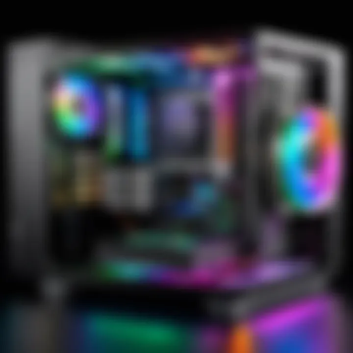 RGB components showcased in a modern PC build