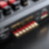 Close-up of the Akai MPK Mini cord showcasing its connector and build quality.