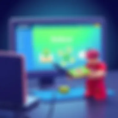 Roblox Robux Transactions Roblox platform interface showcasing Robux transactions