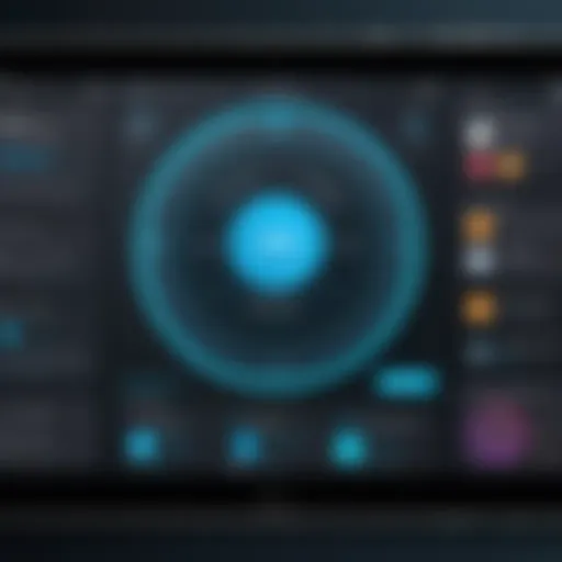 User interface of the pnzeo app showcasing main features