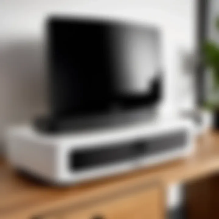 Compatibility diagram showing Sonos Port Mount with various audio systems