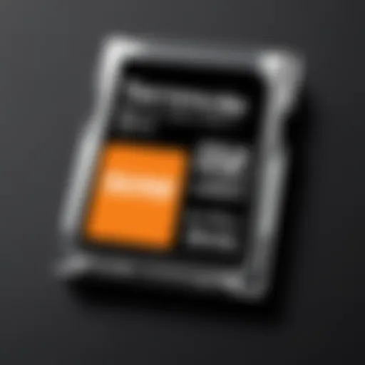 Illustration of terabyte mini SD card specifications