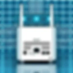 Zyxel C1000Z device front view