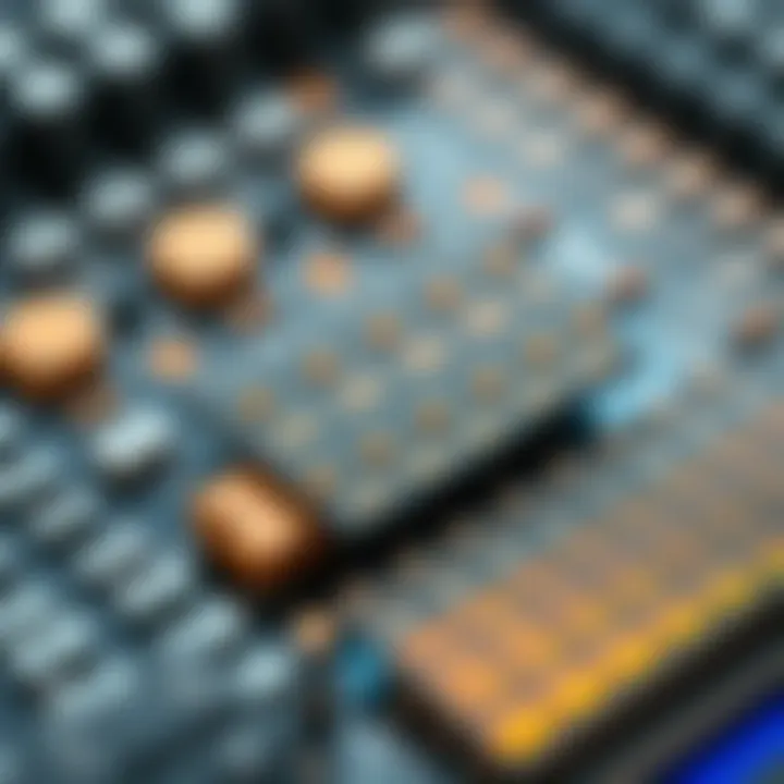 Materials Used in Thermal Pads Close-up of thermal pad materials