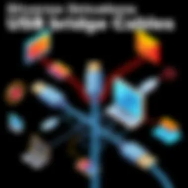 Diverse Applications of USB Bridge Cables Applications of USB bridge cables across devices