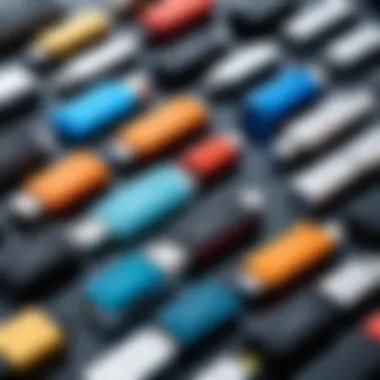 Exploring Bulk USB Flash Drive Options Variety of bulk USB flash drives on display