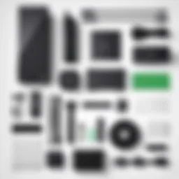 Detailed view of Xbox One cleaning kit components