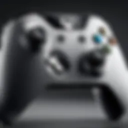 Close-up view of the Xbox One controller charge pack showcasing its design and features.