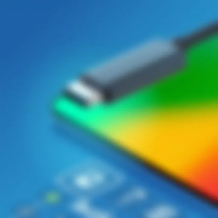 Real-world application of USB-C header adapters in modern technology