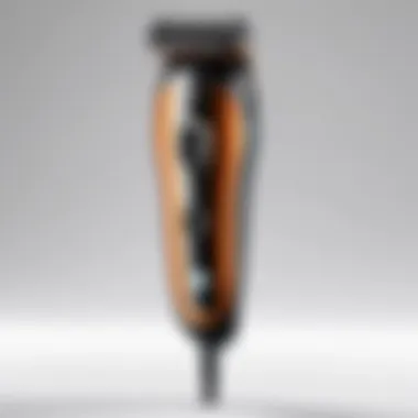 Innovative vacuum hair trimmer showcasing its sleek design and features