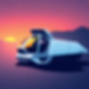 A sleek automotive camera featured on the Vantrue website