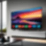 Detailed view of the Vizio Smart TV showcasing its sleek design and build quality.