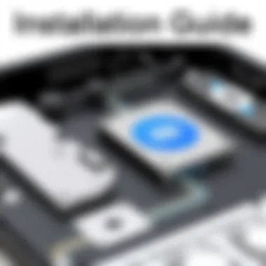 Installation guide visuals for the WD Blue SN550