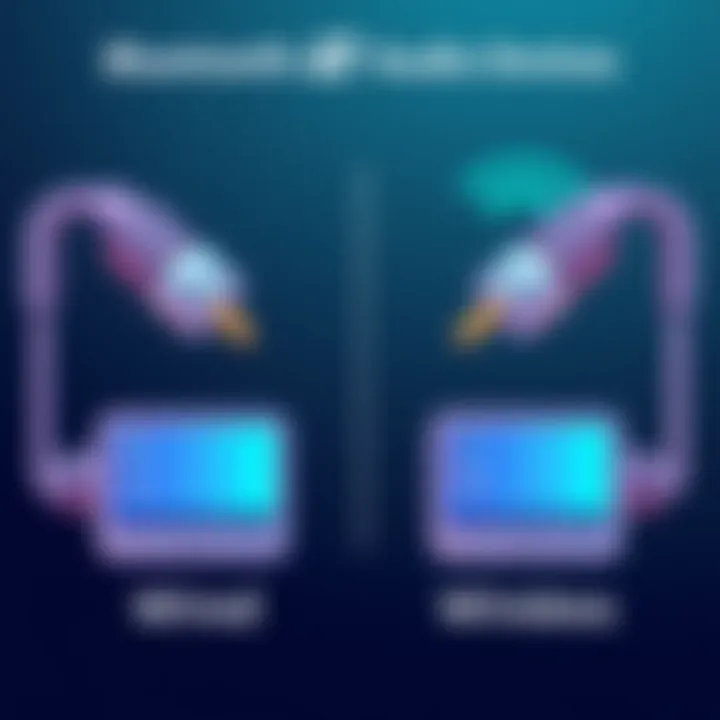 Comparison of wired and wireless audio devices