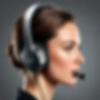 Wireless headset integrated with a PA system for clear communication.