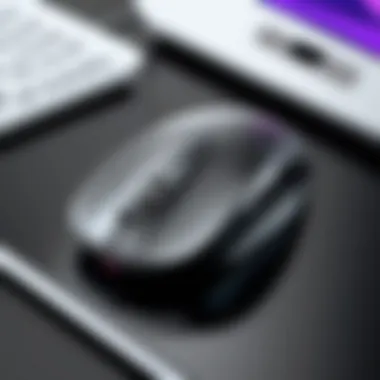 Design Meets Comfort: The Ergonomic Wireless Mouse Wireless mouse showcasing ergonomic design