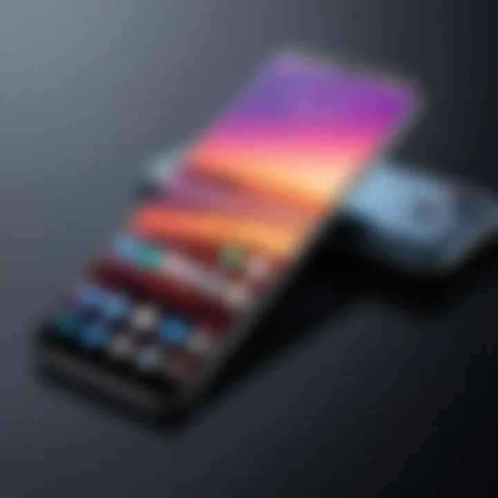 Close-up of ZTE phone specifications